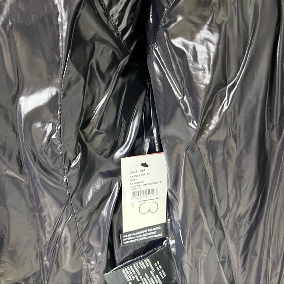 S13 Annie Faux Shearling Trim Puffer Vest Black Size Small - Picture 6 of 10